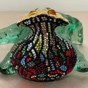 Stunning Judith Leiber Swarovski Crystal Trinket Box